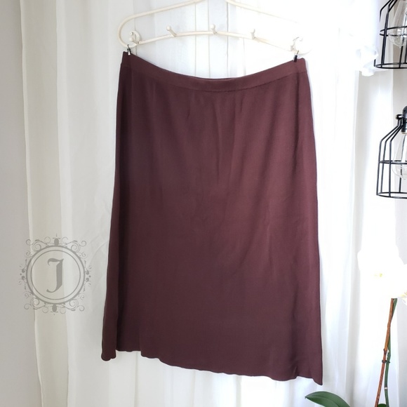 Pierre Cardin II Options Brown Sweater Skirt - Picture 6 of 6